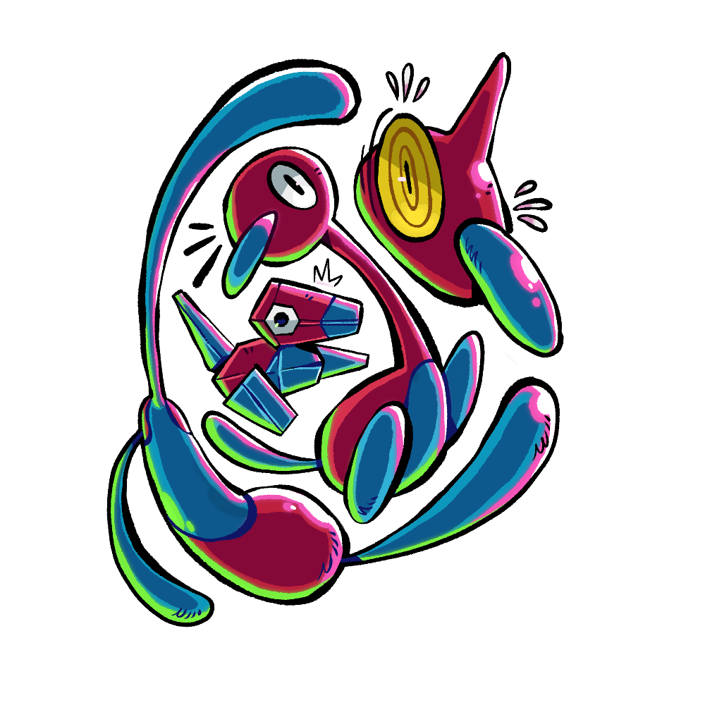 Llavero Porygons